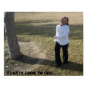 Always look to God posters
