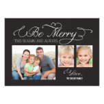 Always Merry Holiday Photo Cards invitations