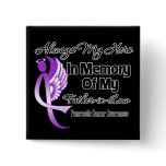 Always My Hero Father-in-Law - Pancreatic Cancer Pin