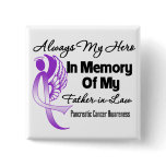 Always My Hero Father-in-Law - Pancreatic Cancer Pin