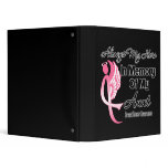 Always My Hero In Memory Aunt - Breast Cancer 3 Ring Binders