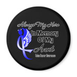 Always My Hero In Memory Aunt - Colon Cancer Magnets