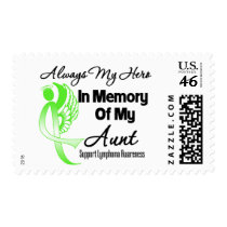 Always My Hero In Memory Aunt - Lymphoma Postage Stamps