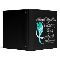 Always My Hero In Memory Aunt - Ovarian Cancer 3 Ring Binders