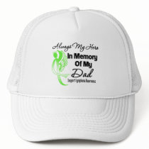 Always My Hero In Memory Dad - Lymphoma Mesh Hats