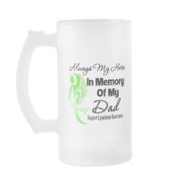 Always My Hero In Memory Dad - Lymphoma Mugs
