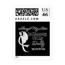 Always My Hero In Memory Daddy - Lung Cancer Postage