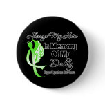 Always My Hero In Memory Daddy - Lymphoma Buttons