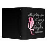 Always My Hero In Memory Daughter - Breast Cancer 3 Ring Binder