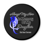 Always My Hero In Memory Daughter - Colon Cancer Refrigerator Magnet