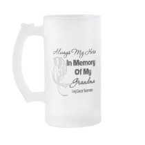 Always My Hero In Memory Grandma - Lung Cancer Mug