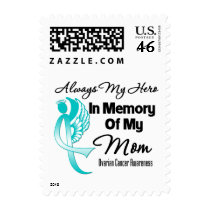 Always My Hero In Memory Mom - Ovarian Cancer Postage