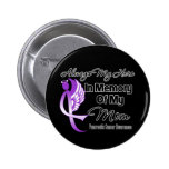 Always My Hero In Memory Mom - Pancreatic Cancer Pinback Button