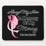 Always My Hero In Memory Mommy - Breast Cancer Mousepad
