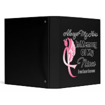 Always My Hero In Memory Niece - Breast Cancer Binders