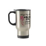 Always My Hero In Memory Sister - Breast Cancer Coffee Mug