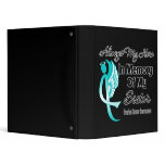 Always My Hero In Memory Sister - Ovarian Cancer 3 Ring Binders