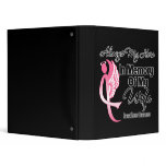 Always My Hero In Memory Wife - Breast Cancer 3 Ring Binder