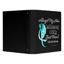 Always My Hero Memory Best Friend Ovarian Cancer 3 Ring Binder