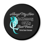 Always My Hero Memory Best Friend Ovarian Cancer Magnet