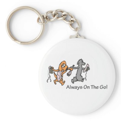 Always On The Go! Keychains by ShopWL