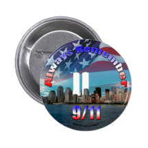 Always Remember 9/11 Pinback Buttons