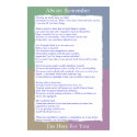 Always Remember I'm Here For You posters