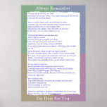 Always Remember I'm Here For You posters