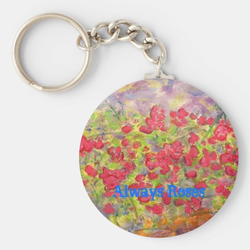 Always Roses Key Chain