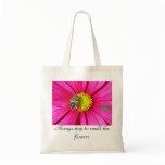 always stop to smell the flowers bags