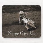 always take a handful, Never Give Up Mouse Mats