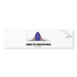 Always Test Your Hypothesis (Statistical Attitude) Bumper Sticker