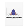 Always Test Your Hypothesis (Statistical Attitude) Postcards