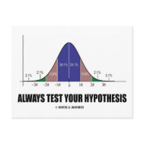 Always Test Your Hypothesis (Statistical Attitude) Postcards