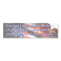 Always There (Rand) Bumper Sticker