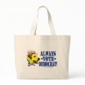 Always Vote Democrat - Yellow Dog Bag 