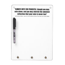 Always Vote For Principle John Quincy Adams Dry-Erase Boards