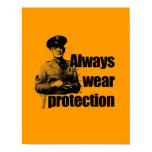 ALWAYS WEAR PROTECTION posters