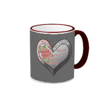 Always Young Valentine Heart Mug