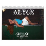 Alyce 2012 calendar