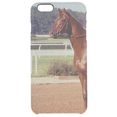Alydar Belmont Stakes Post Parade 1978 Clear iPhone 6 Plus Case