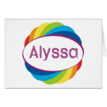 Alyssa in Rainbow Greeting Cards Alyssa in Rainbow Greeting Cards