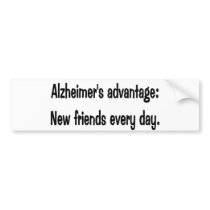 Alzheimer's Bumper Sticker