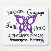 Alzheimer’s Disease Celtic Butterfly 3 Mouse Pad