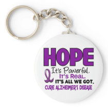 Alzheimer’s Disease HOPE 1 Keychain