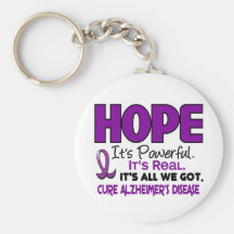 Alzheimer’s Disease HOPE 1 Keychain