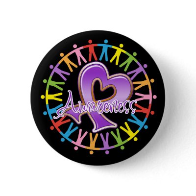 Alzheimer’s Disease Unite in Awareness Pinback Button by giftsforawareness
