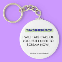 Alzheimer Spouse Key Chain - Humor keychains
