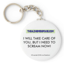 Alzheimer Spouse Key Chain - Humor