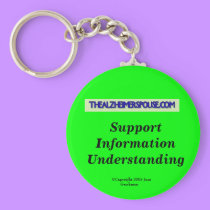 Alzheimer Spouse Support Keychain keychains